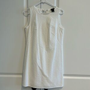 Ann Taylor White Eyelet Dress - NO TAG, NEVER WORN